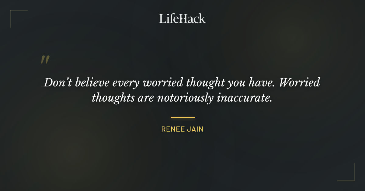 Quote by Renee Jain