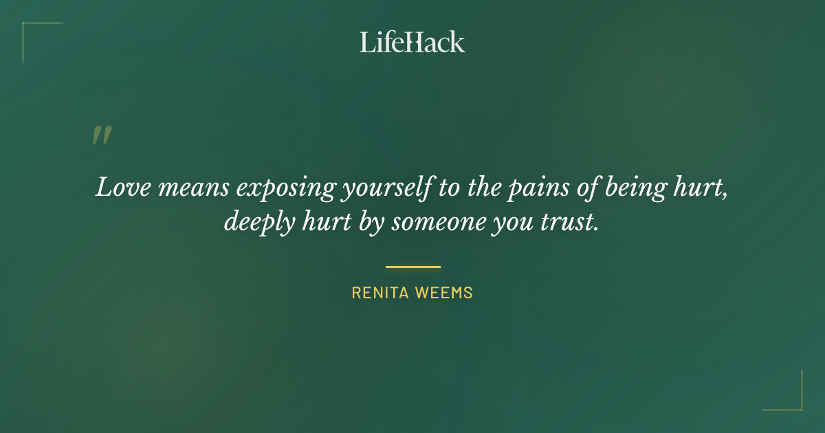 Quote by Renita Weems