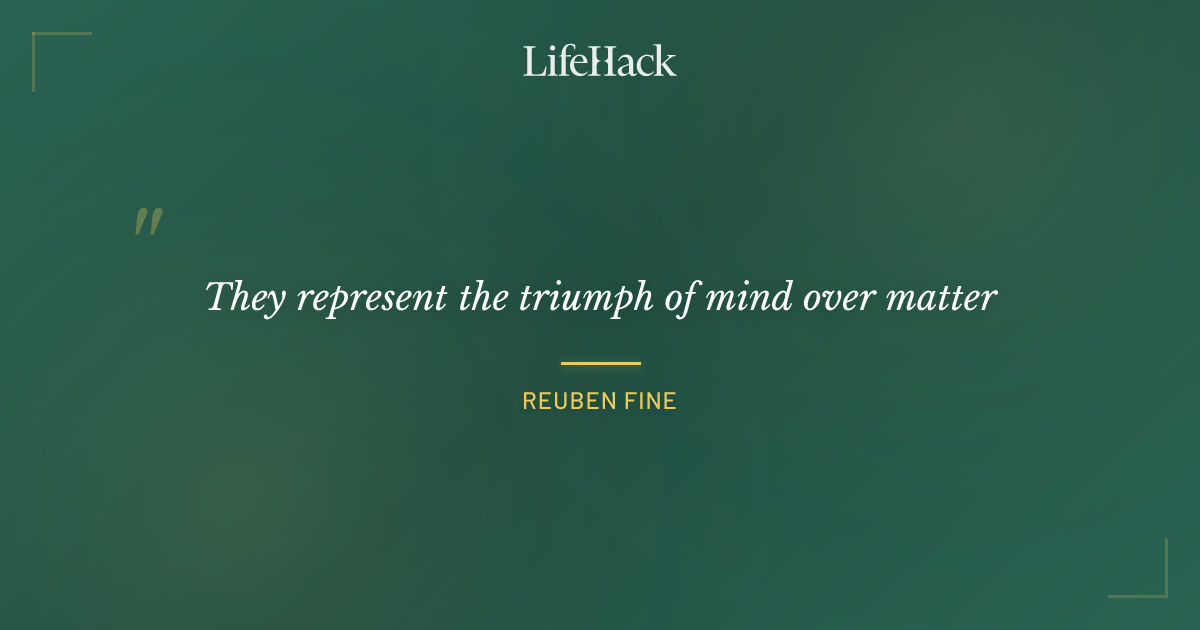Quote by Reuben Fine