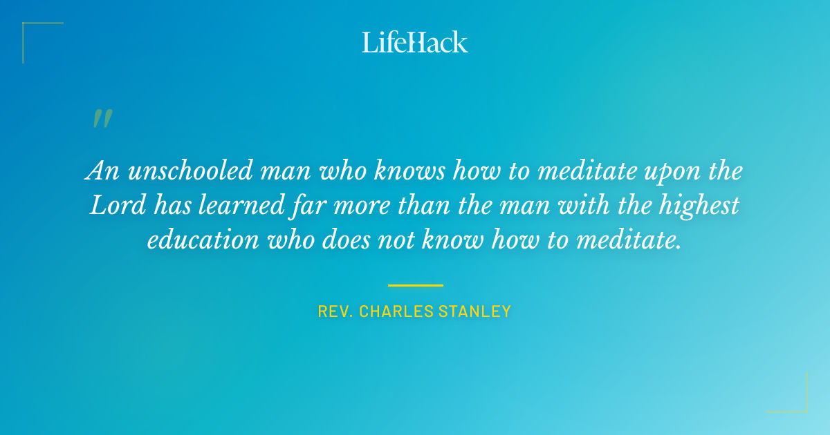 Quote by Rev. Charles Stanley