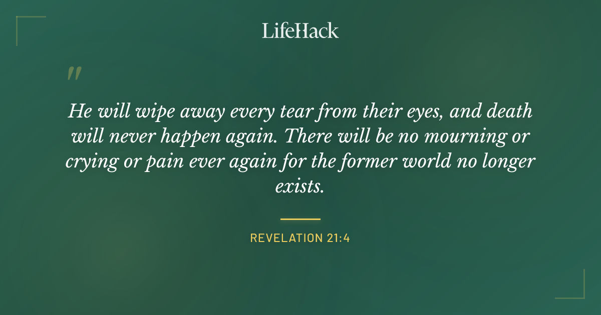 Quote by Revelation 21:4