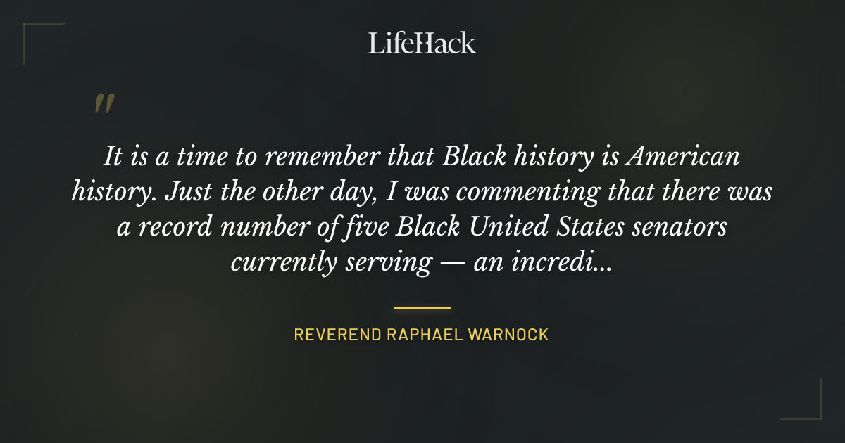 Quote by Reverend Raphael Warnock