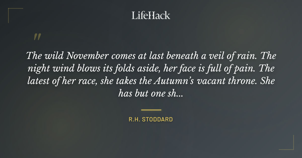 Quote by R.H. Stoddard