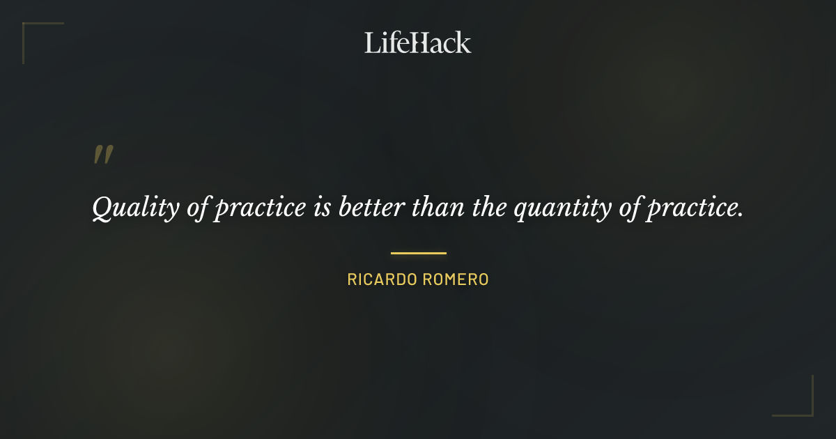 Quote by Ricardo Romero