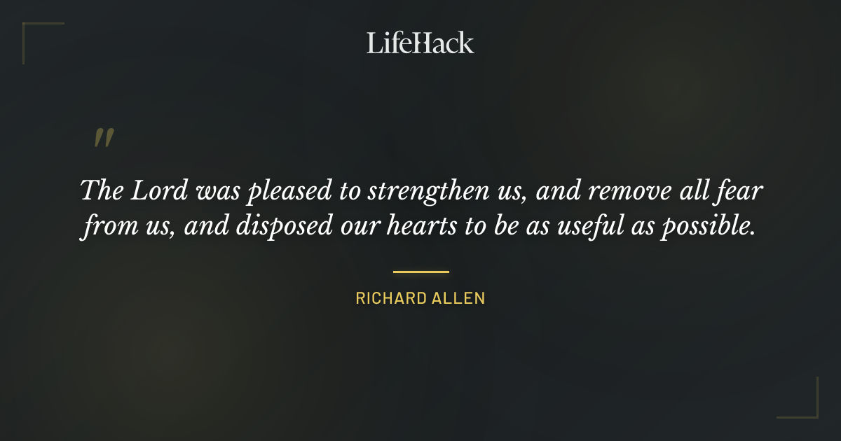 Quote by Richard Allen