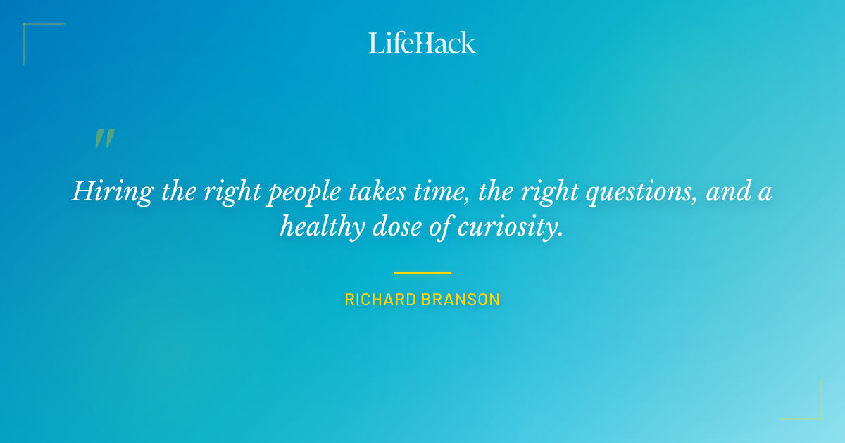Quote by Richard Branson