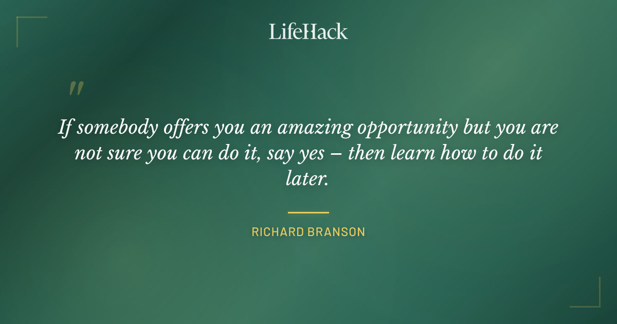 Quote by Richard Branson