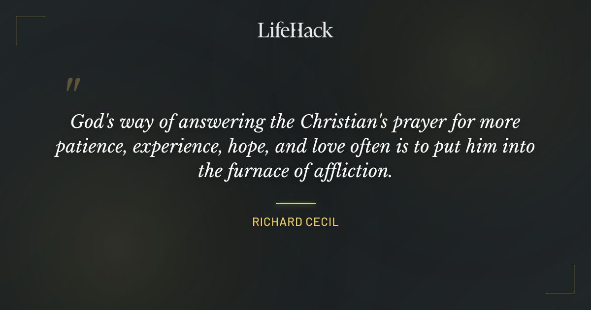Quote by Richard Cecil