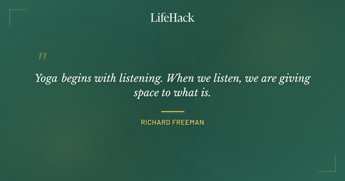 Quote by Richard Freeman