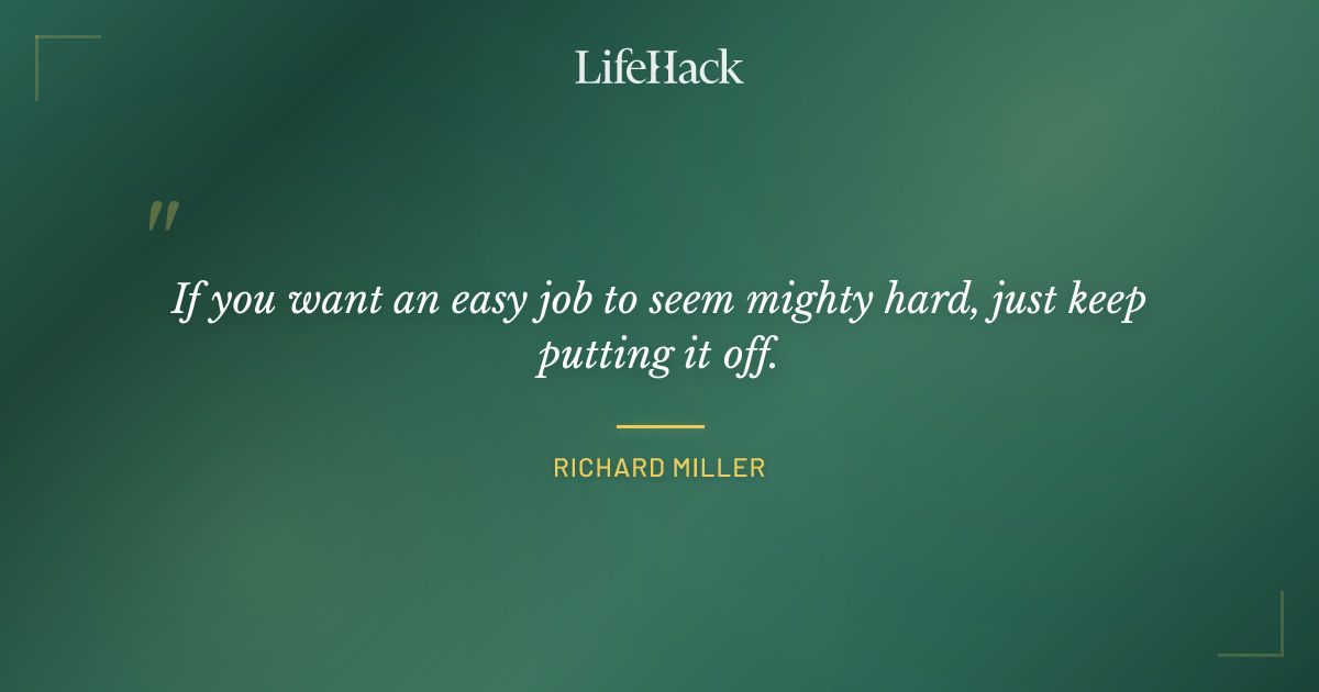Quote by Richard Miller