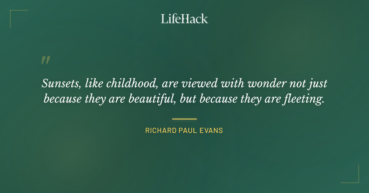 Quote by Richard Paul Evans