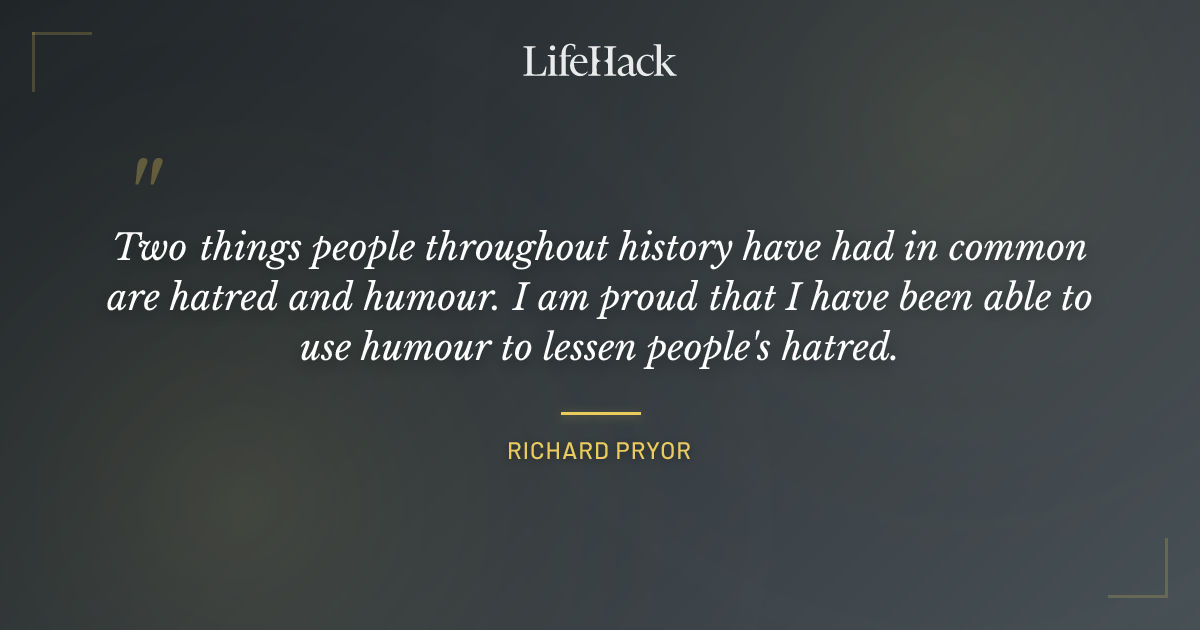 Quote by Richard Pryor