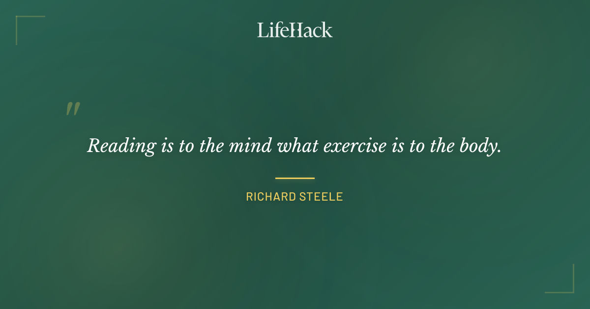 Quote by Richard Steele