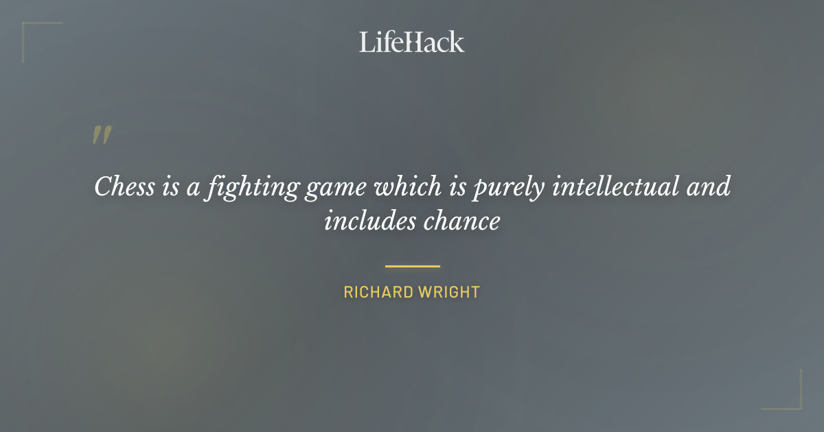 Quote by Richard Wright