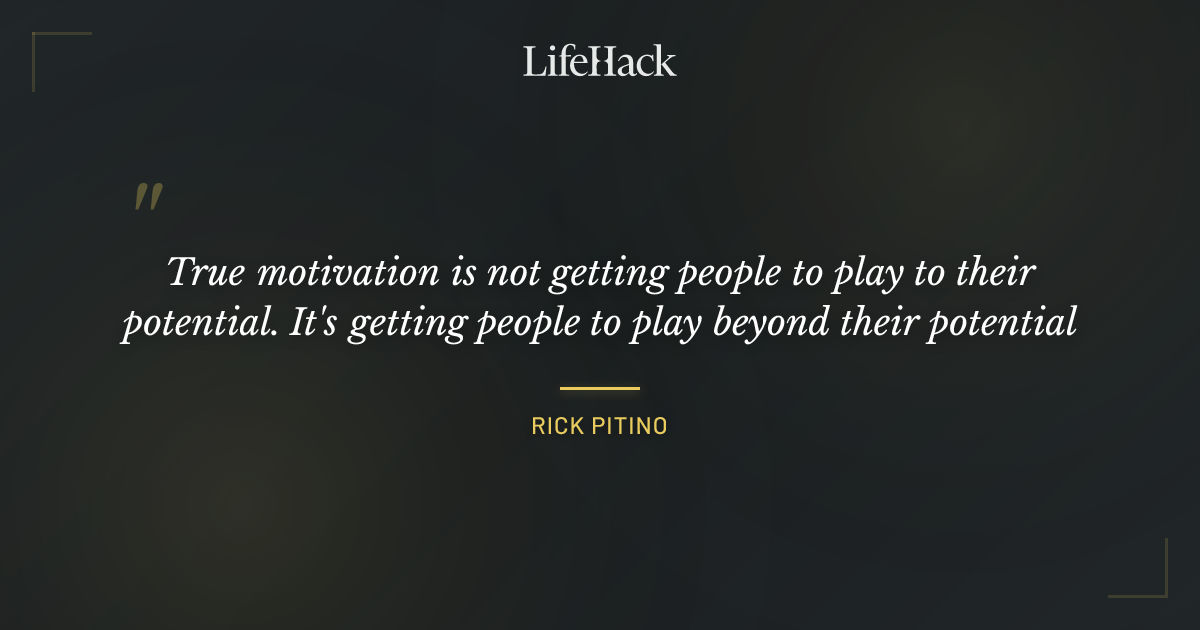 Quote by Rick Pitino