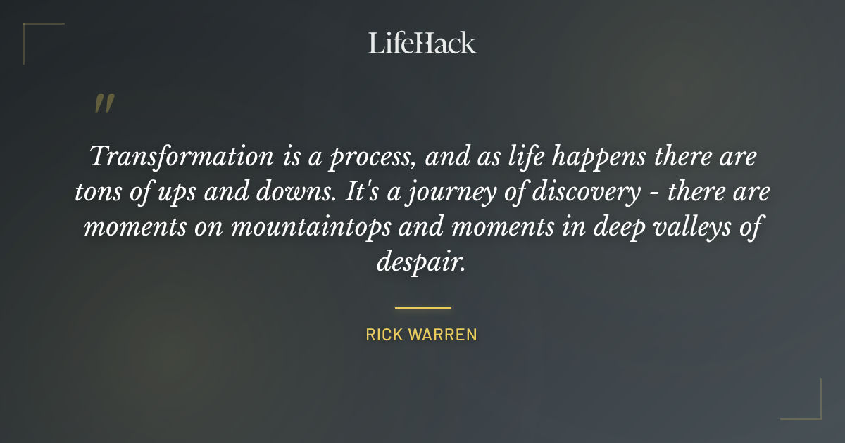 Quote by Rick Warren