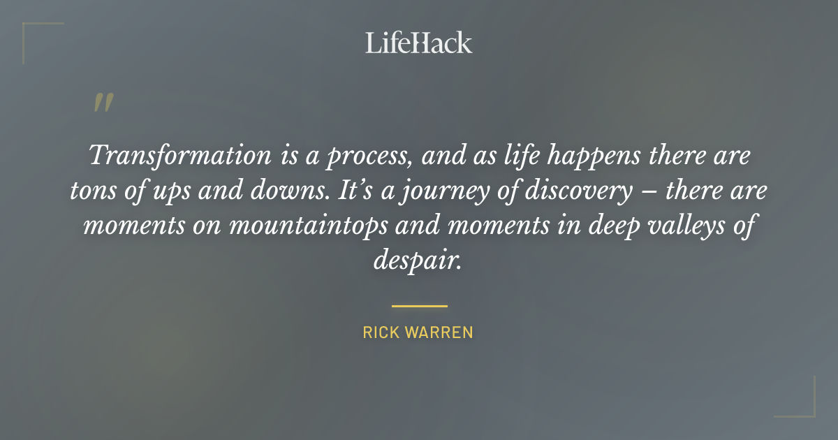 Quote by Rick Warren