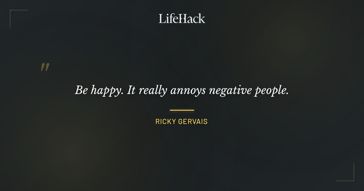 Quote by Ricky Gervais