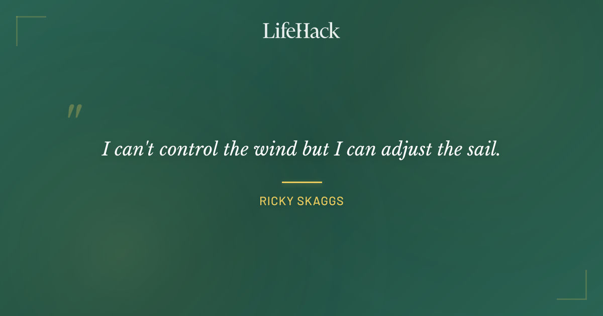 Quote by Ricky Skaggs
