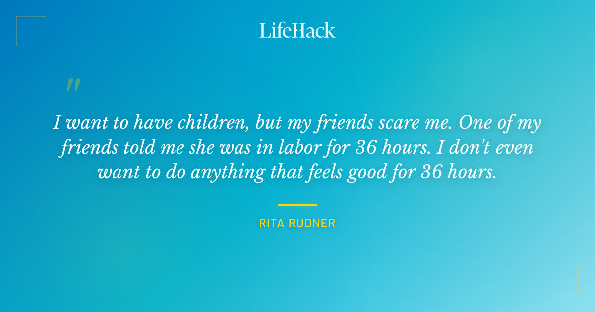 Quote by Rita Rudner