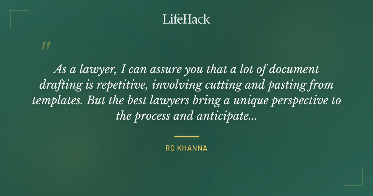 Quote by Ro Khanna