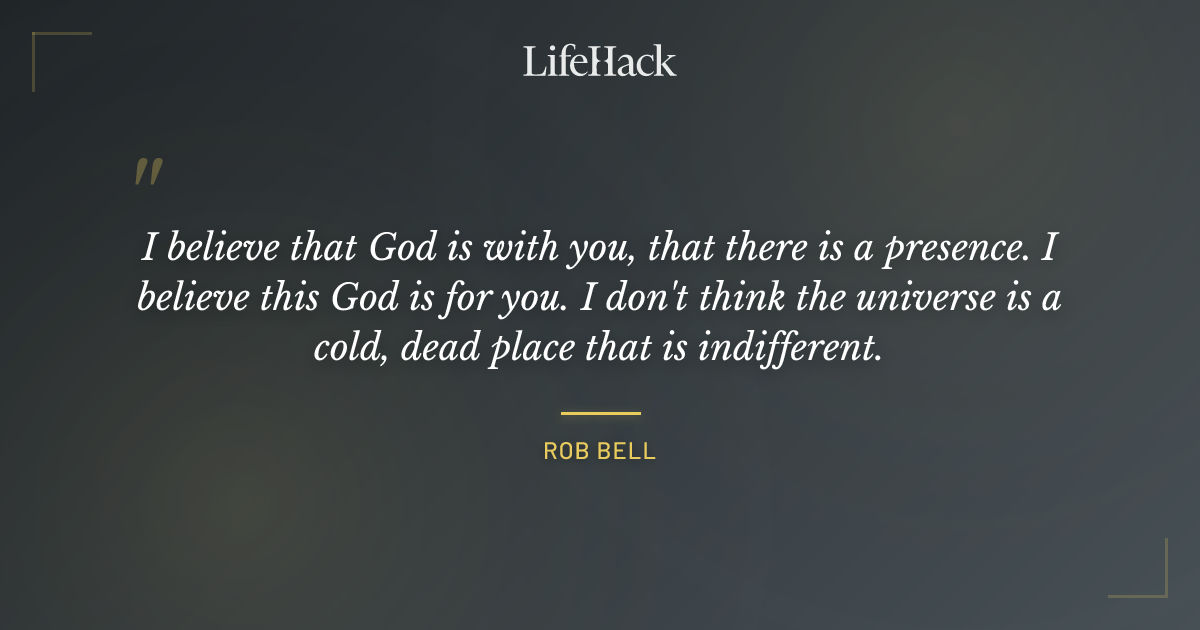 Quote by Rob Bell