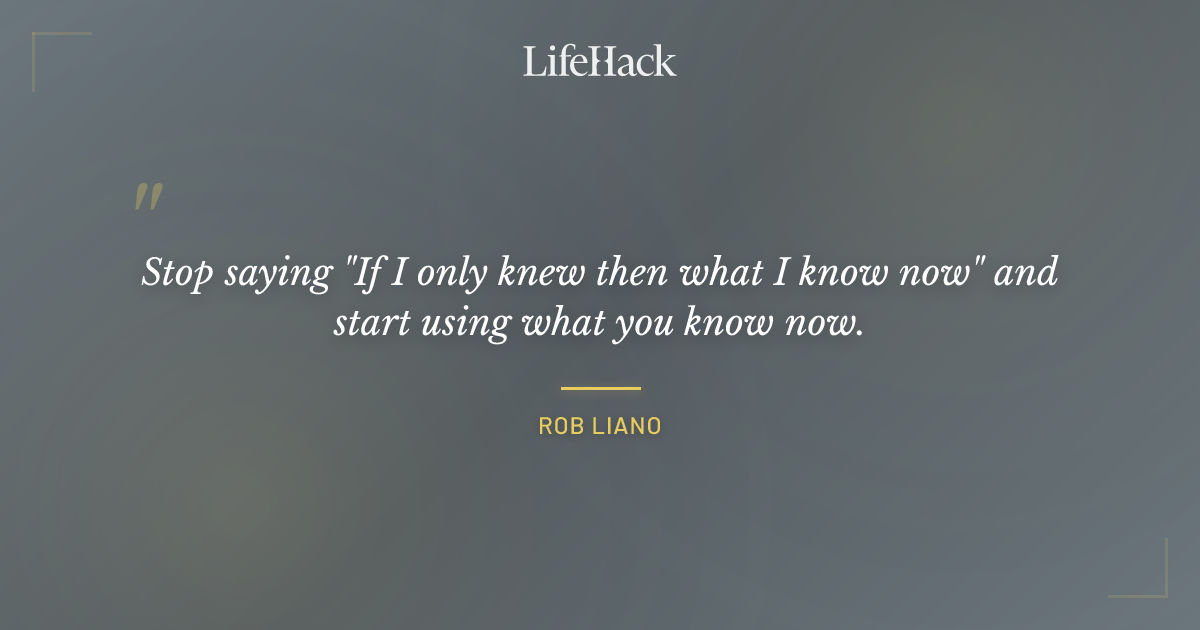 Quote by Rob Liano