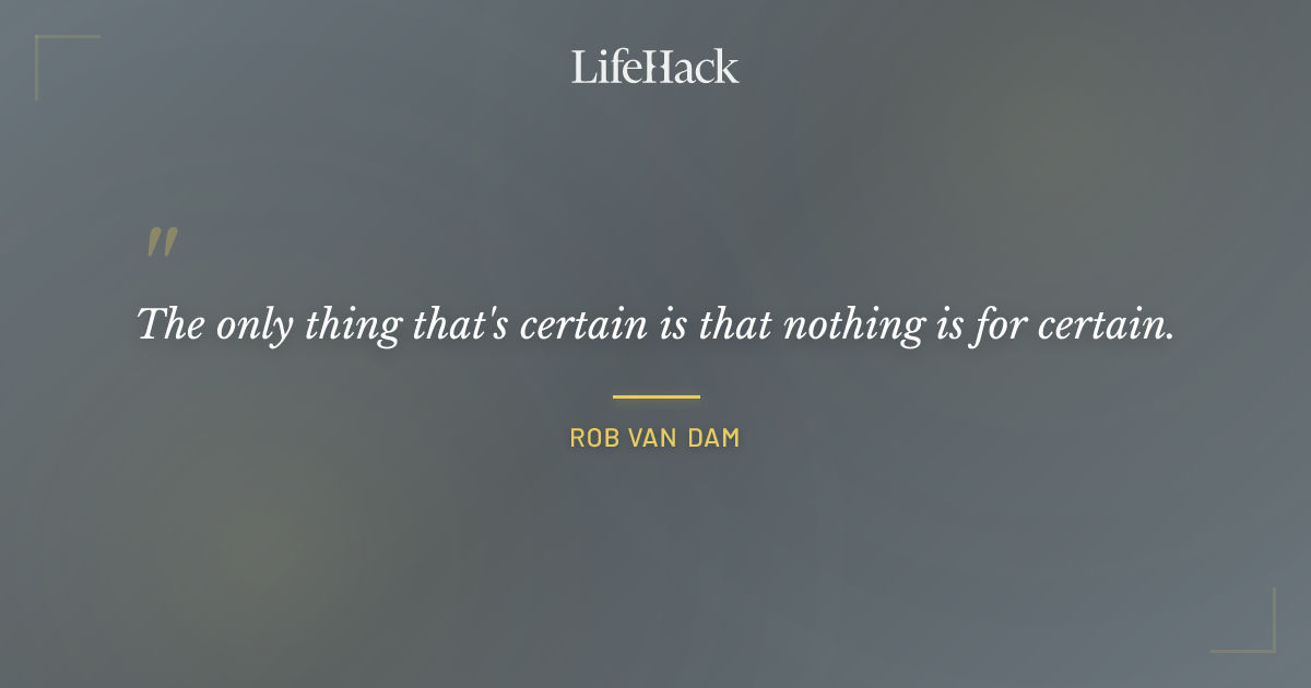 Quote by Rob van Dam