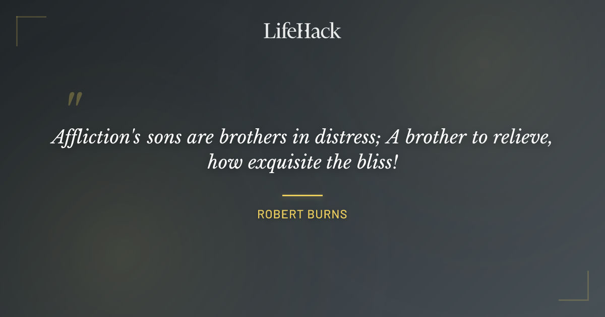 Quote by Robert Burns