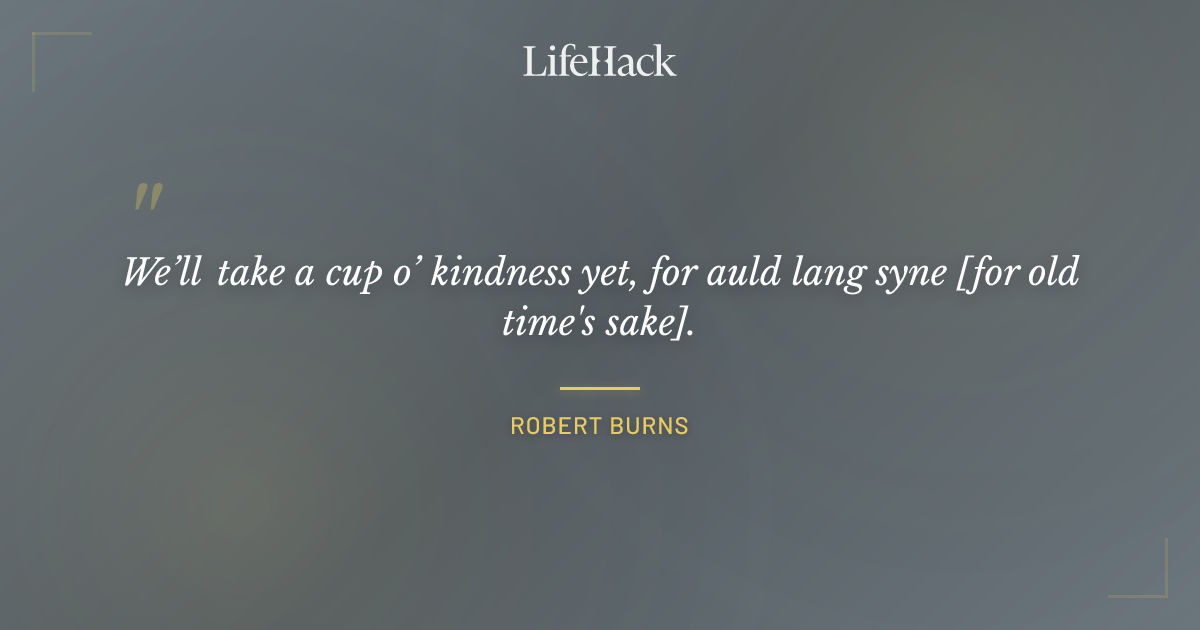 Quote by Robert Burns