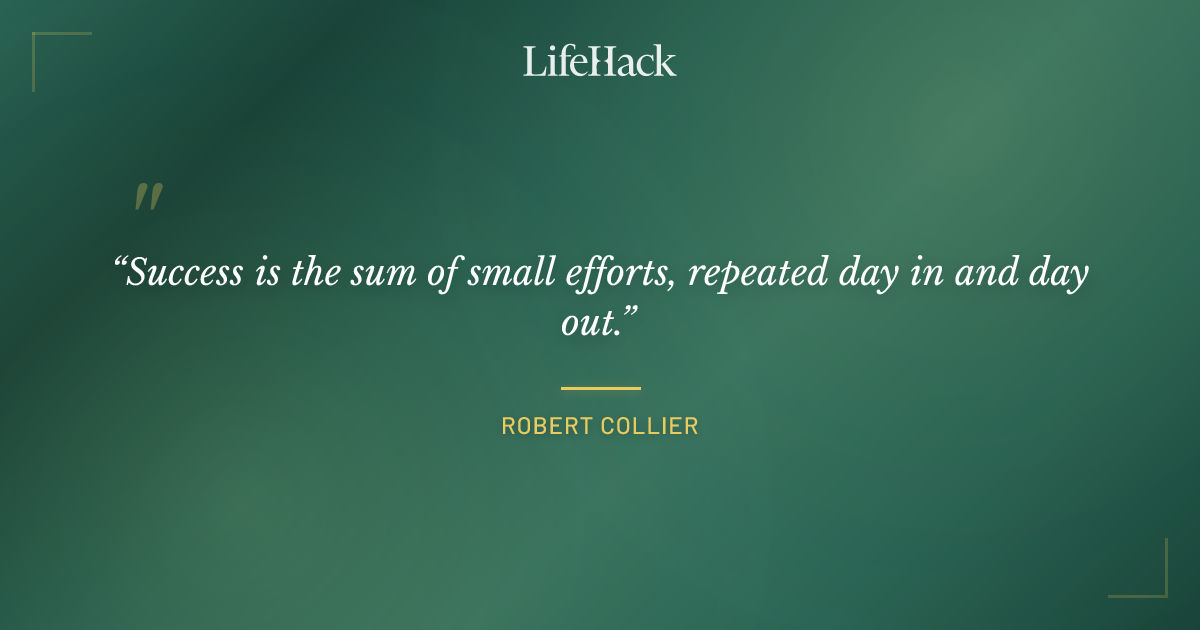 Quote by Robert Collier