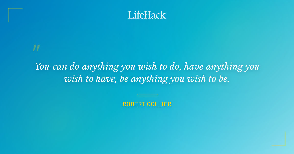Quote by Robert Collier