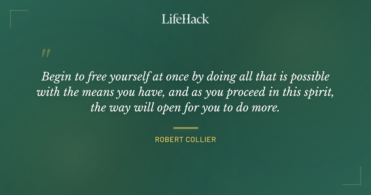 Quote by Robert Collier