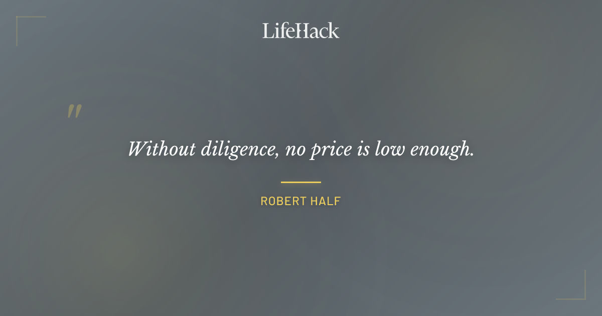 Quote by Robert Half