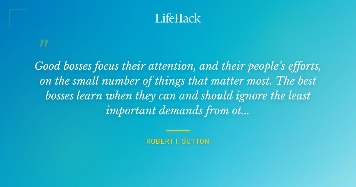 Quote by Robert I. Sutton