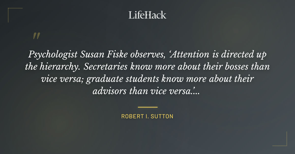 Quote by Robert I. Sutton