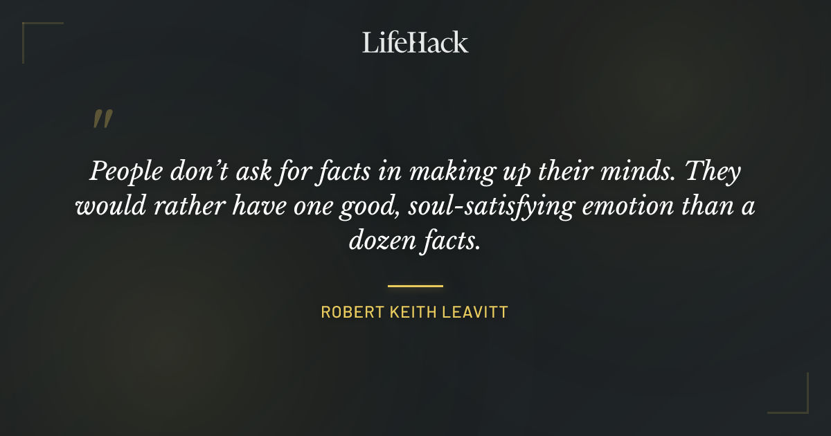 Quote by Robert Keith Leavitt