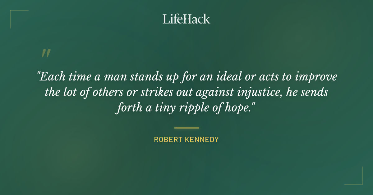 Quote by Robert Kennedy
