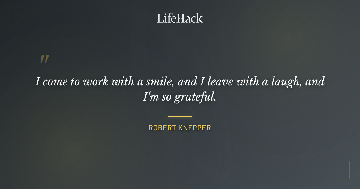 Quote by Robert Knepper