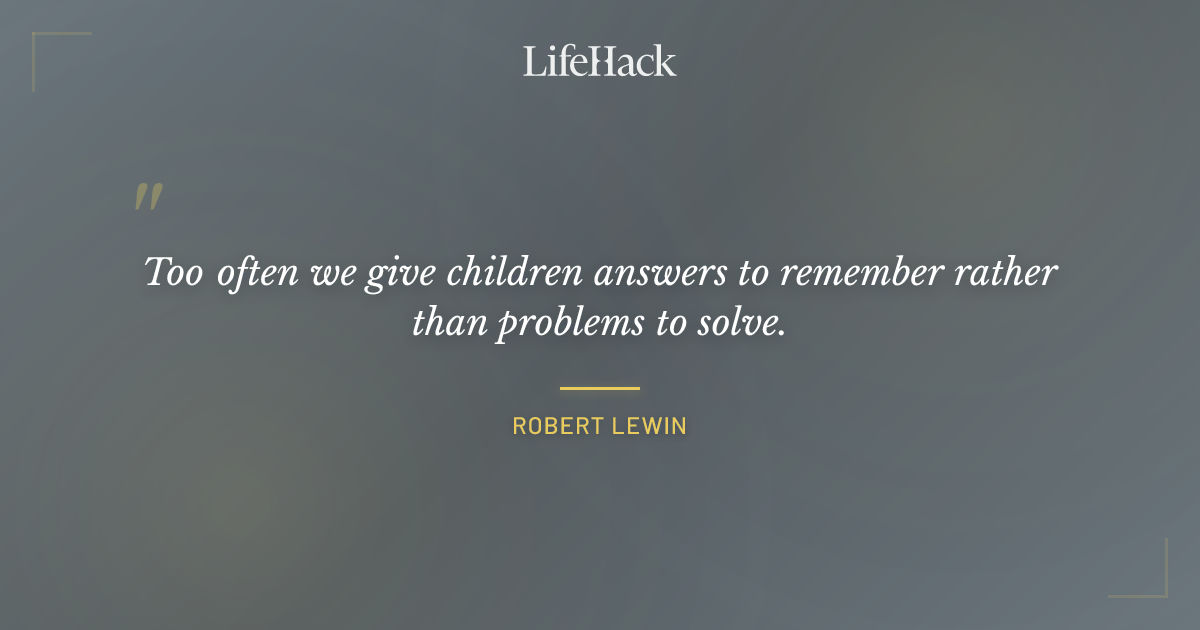 Quote by Robert Lewin