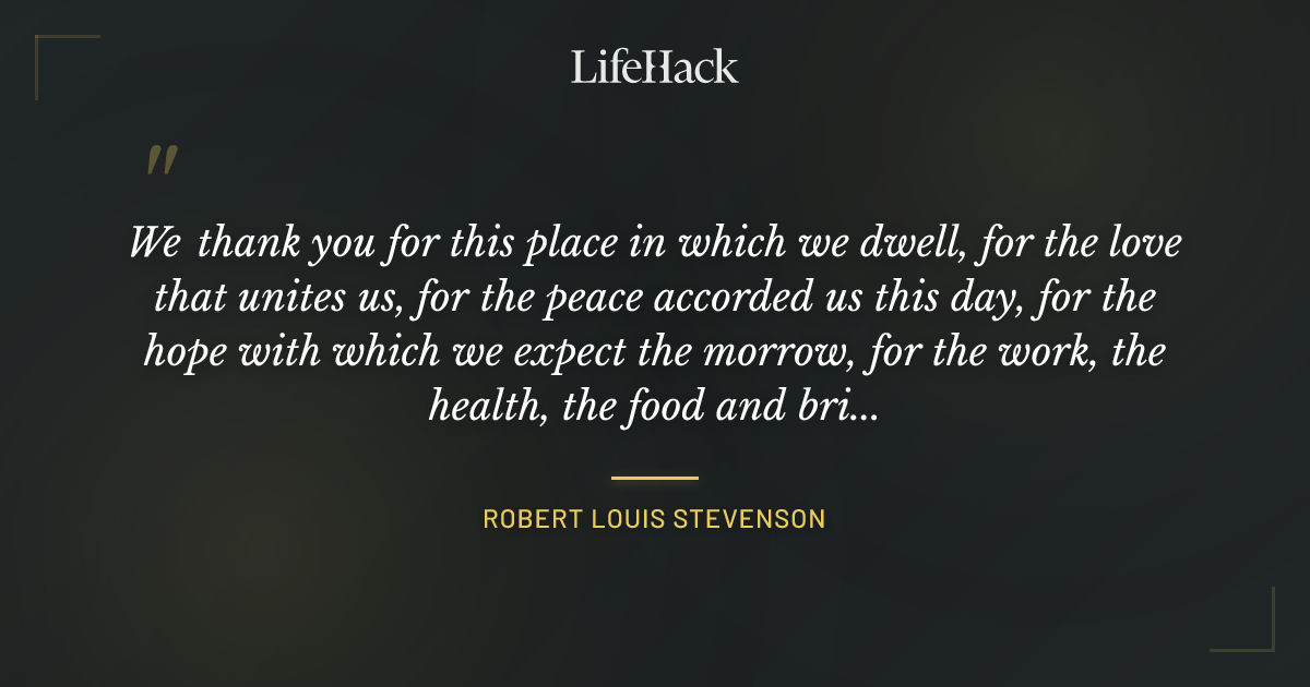 Quote by Robert Louis Stevenson