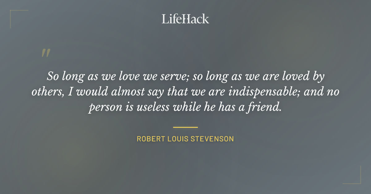 Quote by Robert Louis Stevenson