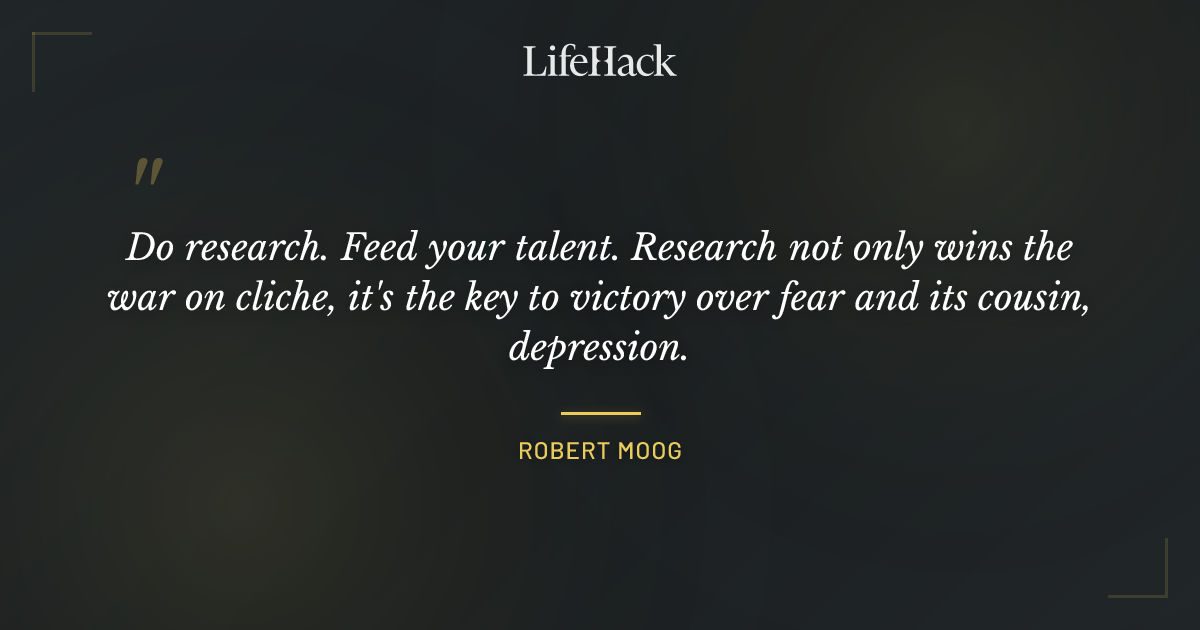 Quote by Robert Moog