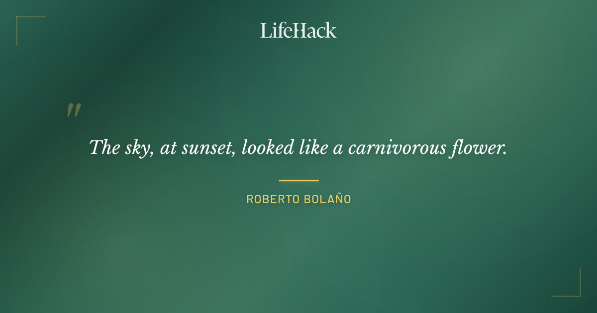 Quote by Roberto Bolaño