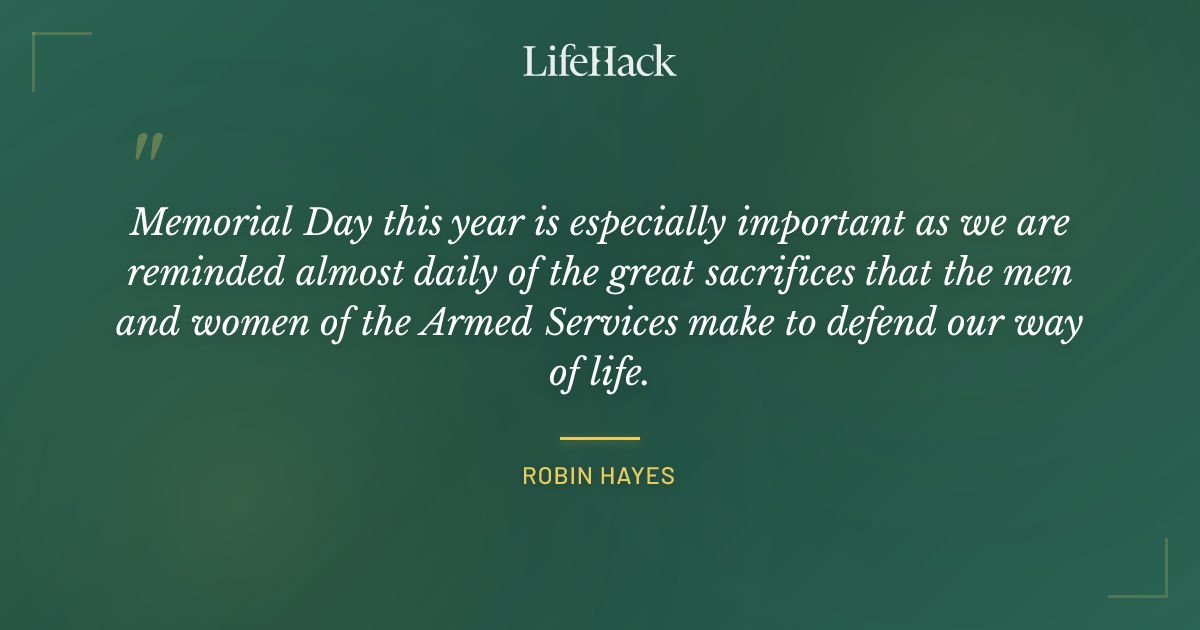 Quote by Robin Hayes