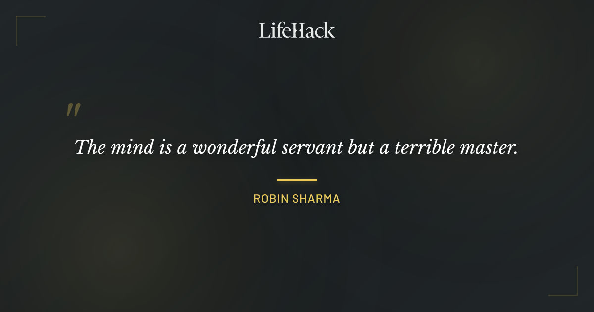 Quote by Robin Sharma