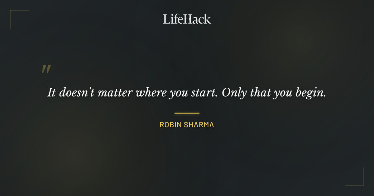 Quote by Robin Sharma