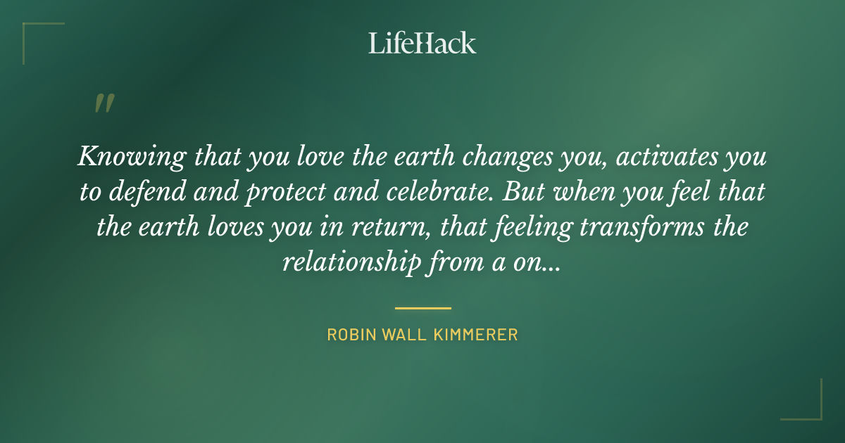 Quote by Robin Wall Kimmerer