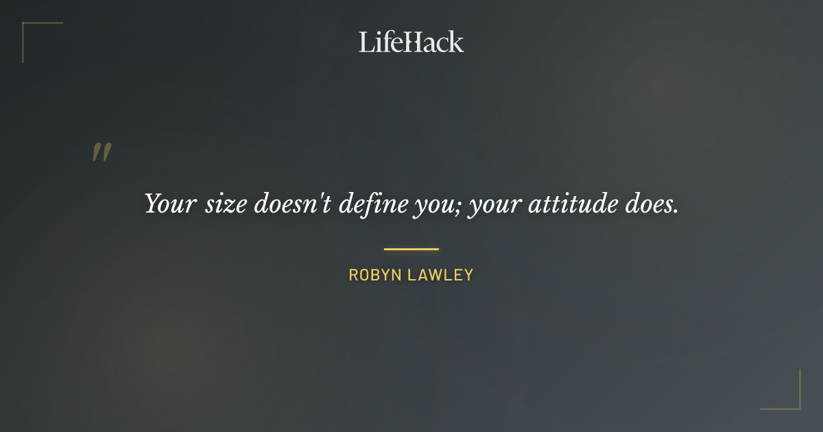 Quote by Robyn Lawley