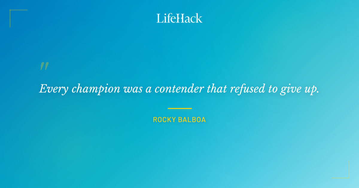Quote by Rocky Balboa